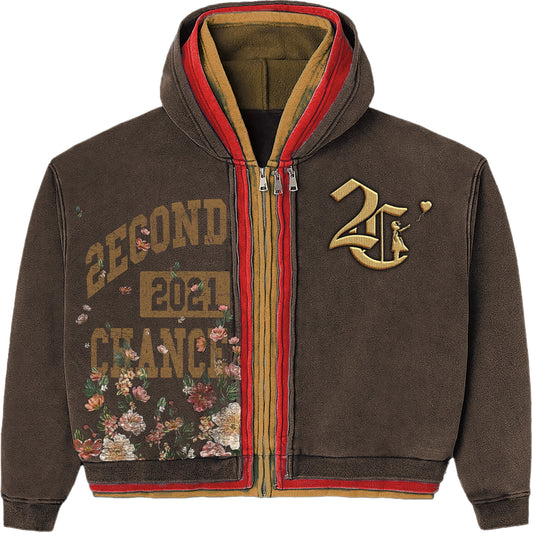 GARDEN OF 2C TRIPLE LAYER ZIP UP