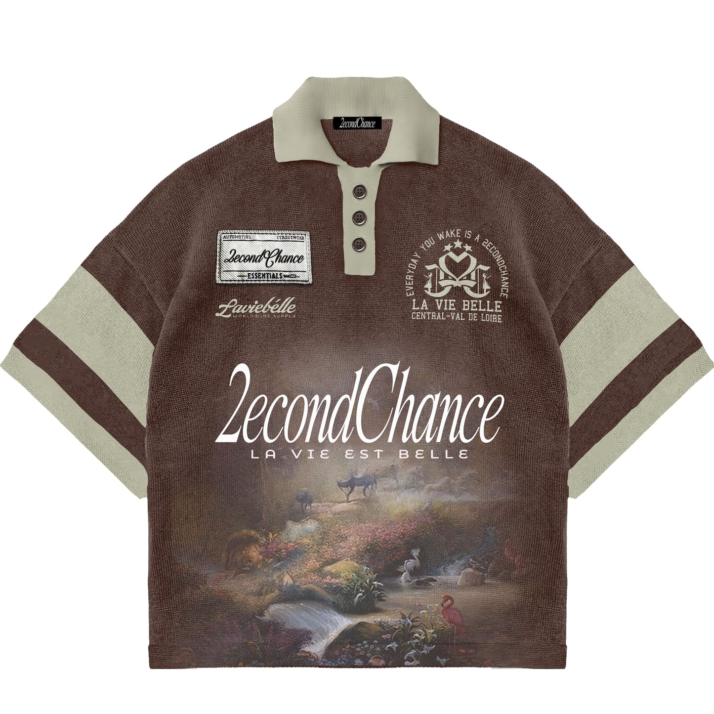 LA VI BELLE POLO [BROWN]