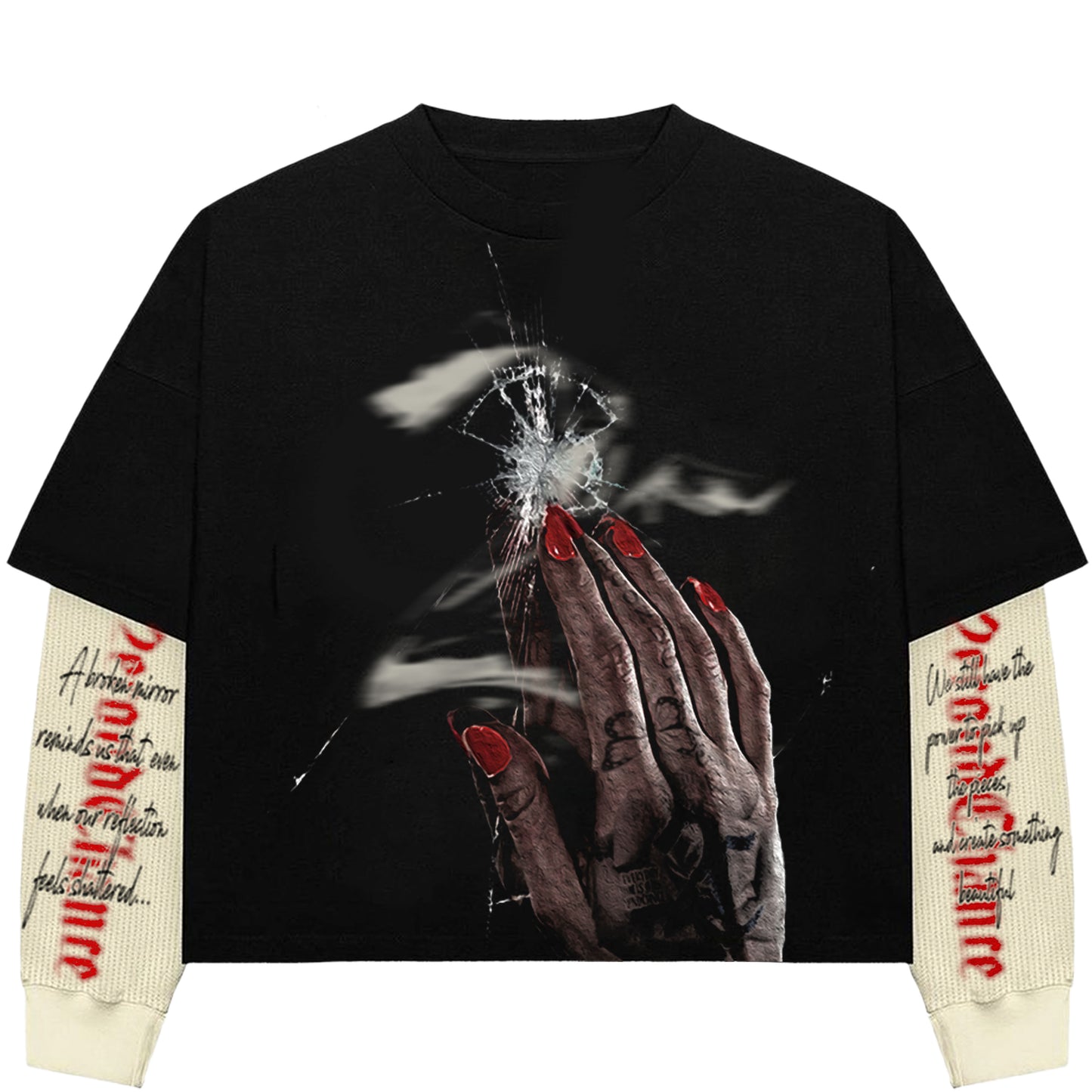 BROKEN MIRROR DOUBLE LAYER