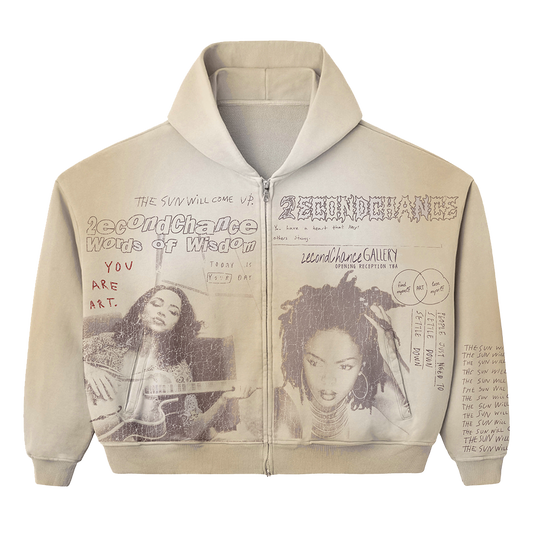 WORDS OF WISDOM ZIP-UP